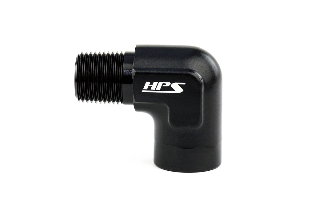 HPS Performance 90 Degree Male to Female 1/2 NPT Adapter AN914-04