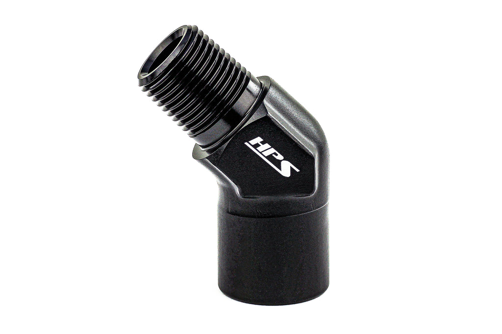 HPS Performance 90 Degree Male to Female 1/8 NPT Adapter AN915-01