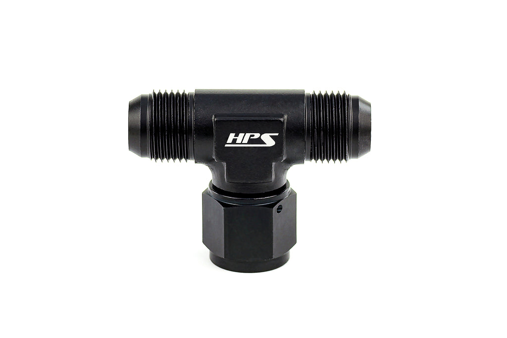 HPS Performance AN9251-10 Male to Female AN Tee for inline splits or connections.