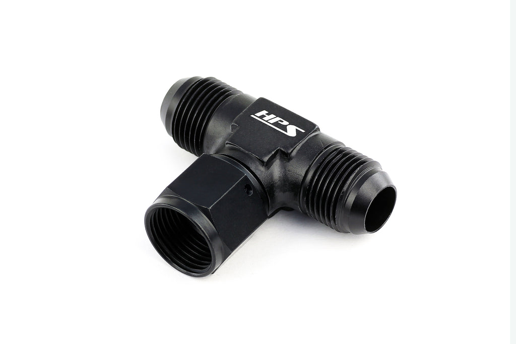 HPS Performance AN9251-12 Male to Female AN Tee for inline splits or connections.