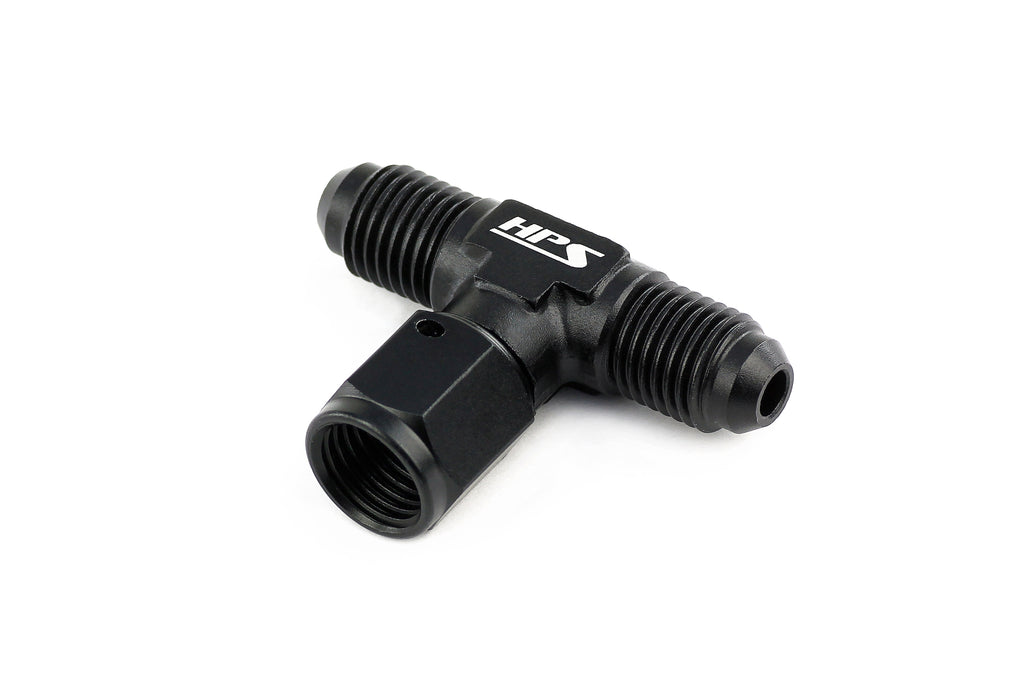 HPS Performance AN9251-8 Male to Female AN Tee for inline splits or connections.