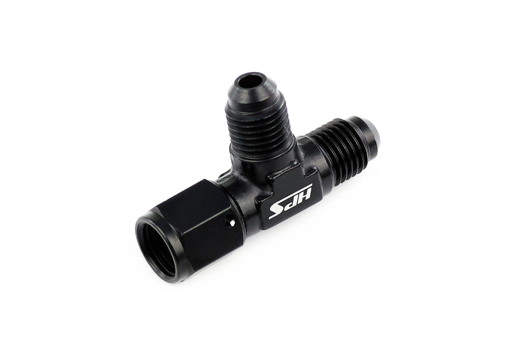 HPS Performance AN9261-6 Male to Female AN Tee for inline splits or connections.