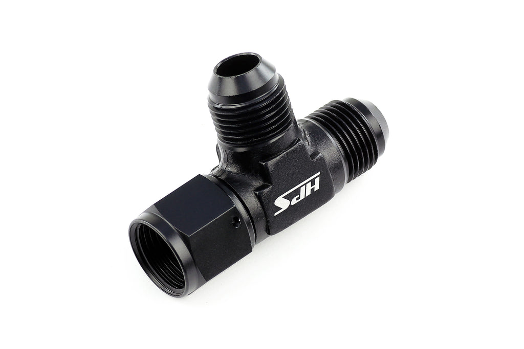 HPS Performance AN9261-10 Male to Female AN Tee for inline splits or connections.