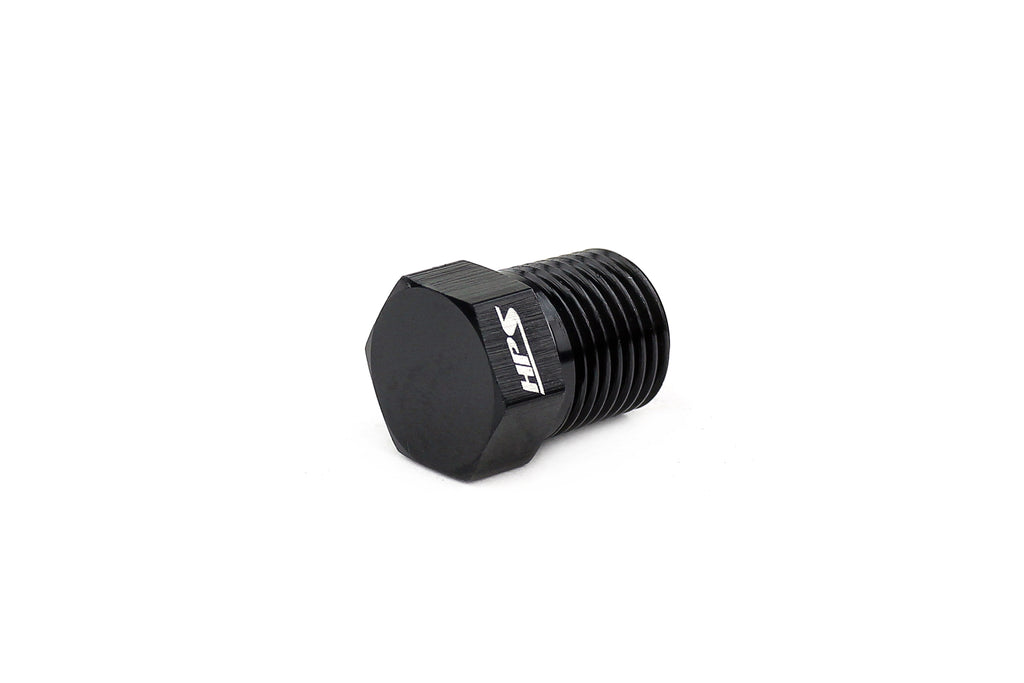 HPS Performance AN933-06 Male NPT pipe plug with external hex drive.