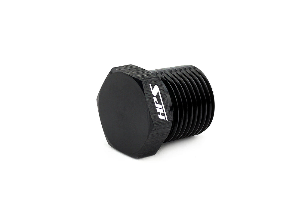 HPS Performance AN933-08 Male NPT pipe plug with external hex drive.