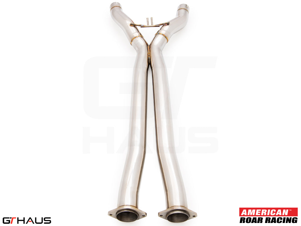 Chevrolet Corvette C7 (Z06 V8) 2015-2019 Full Cat-Back X-Pipe - LSR Mid Resonator Delete Pipes