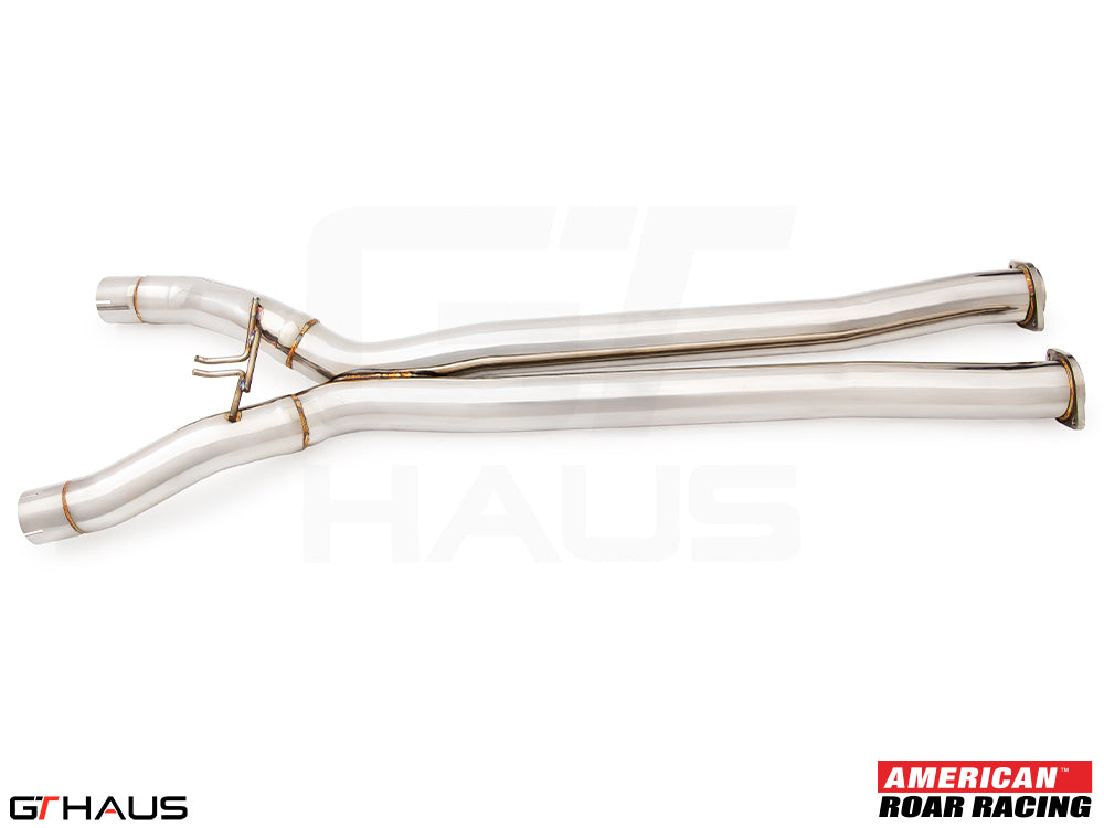 Chevrolet Corvette C7 (Z06 V8) 2015-2019 Full Cat-Back X-Pipe - LSR Mid Resonator Delete Pipes