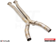 Load image into Gallery viewer, Chevrolet Corvette C7 (Z06 V8) 2015-2019 Full Cat-Back X-Pipe - LSR Mid Resonator Delete Pipes