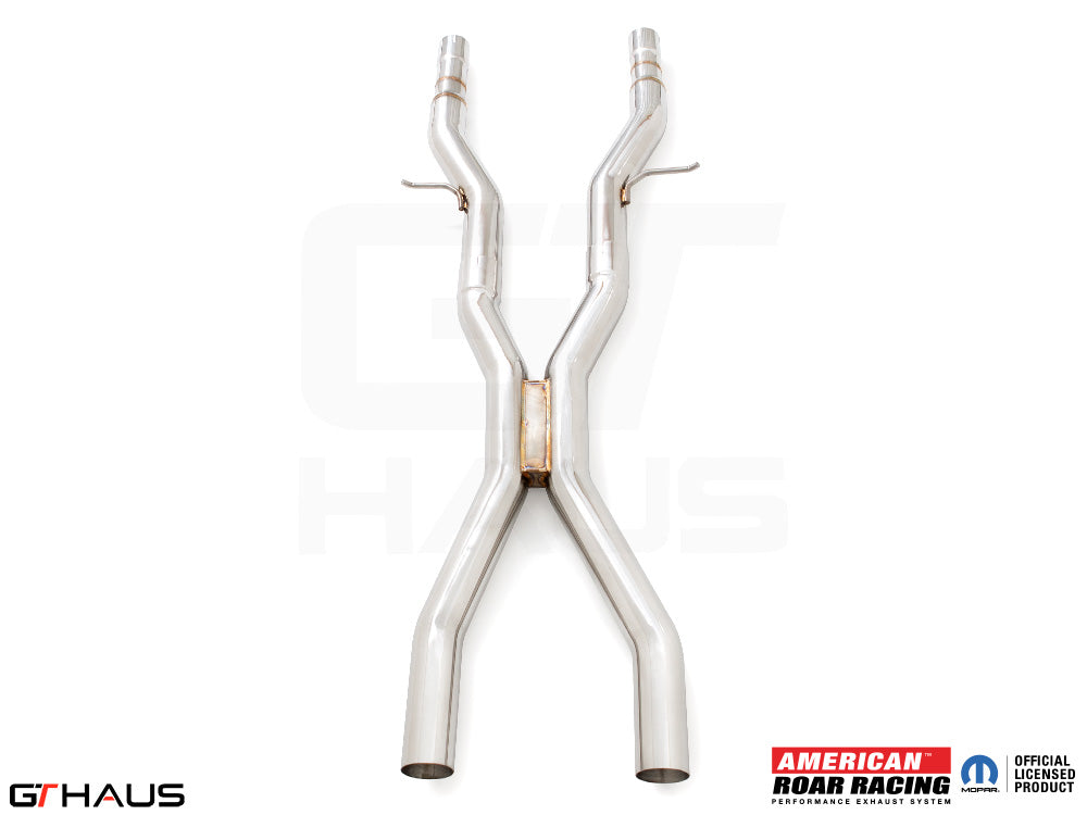Dodge Durango Hellcat (6.2L SC HEMI V8) 2021+ Section 2 (Catback X-Pipe) resonator delete Section