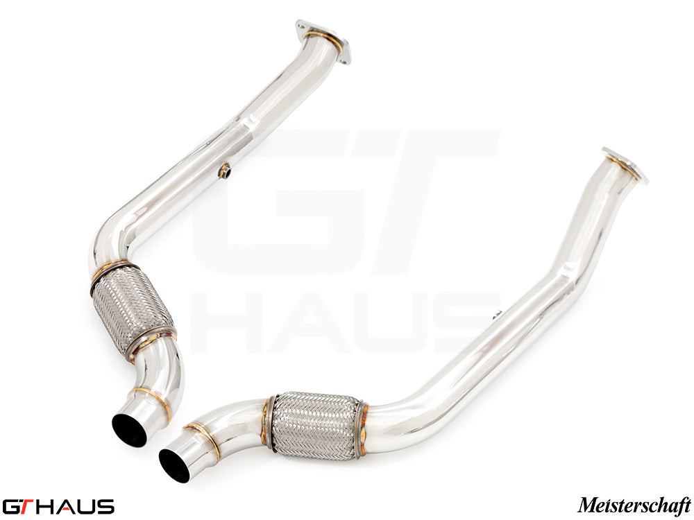 Ford MUSTANG GT350 / GT350R 2015+ Section 1 (Front pipe) secondary cat delete section