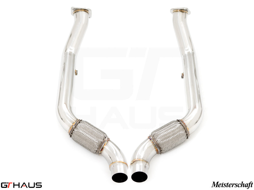 Ford MUSTANG GT350 / GT350R 2015+ Section 1 (Front pipe) secondary cat delete section