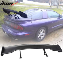 Load image into Gallery viewer, Universal GT Style Black JDM Adjustable Rear Trunk Spoiler Wing ABS