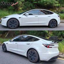 Load image into Gallery viewer, Universal JDM GT Style Carbon Fiber Print Trunk Spoiler ABS w/ Light