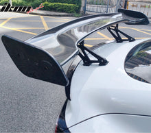 Load image into Gallery viewer, Universal JDM GT Style Carbon Fiber Print Trunk Spoiler ABS w/ Light