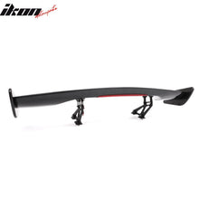 Load image into Gallery viewer, Universal JDM GT Style Carbon Fiber Print Trunk Spoiler ABS w/ Light