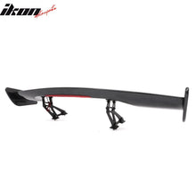 Load image into Gallery viewer, Universal JDM GT Style Carbon Fiber Print Trunk Spoiler ABS w/ Light