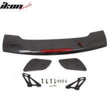 Load image into Gallery viewer, Universal JDM GT Style Carbon Fiber Print Trunk Spoiler ABS w/ Light