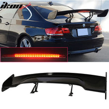 Load image into Gallery viewer, Universal 57In GT Style Gloss Black Trunk Spoiler LED Brake Light ABS