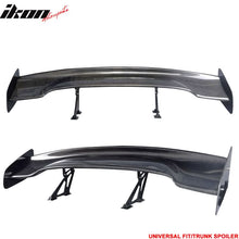 Load image into Gallery viewer, Universal 57" JDM Racing GT RS Carbon Fiber Trunk Spoiler W/ Brackets