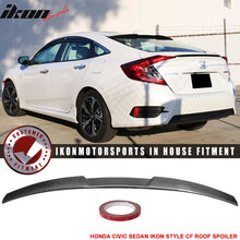 Load image into Gallery viewer, 2016-2021 Honda Civic 4Dr Sedan X 10th Gen Rear Window Roof Spoiler