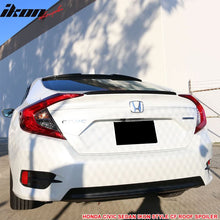 Load image into Gallery viewer, 2016-2021 Honda Civic 4Dr Sedan X 10th Gen Rear Window Roof Spoiler