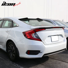 Load image into Gallery viewer, 2016-2021 Honda Civic 10th Gen Sedan V Style Roof Spoiler Carbon Fiber