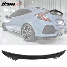 Load image into Gallery viewer, 2017-21 Honda Civic X Hatchback V Style Rear Spoiler Wing Carbon Fiber