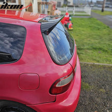 Load image into Gallery viewer, 1992-1995 Honda Civic Hatchback Glossy Black Roof Window Spoiler ABS