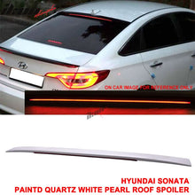 Load image into Gallery viewer, 2015-2017 Hyundai Sonata Painted ABS Roof Spoiler W/ LED Light Bar