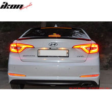 Load image into Gallery viewer, 2015-2017 Hyundai Sonata Painted ABS Roof Spoiler W/ LED Light Bar