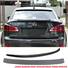 Load image into Gallery viewer, Fits 06-13 Lexus Is250 Type Sport PU Roof Spoiler + Trunk Spoiler