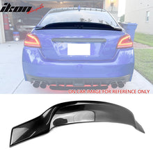 Load image into Gallery viewer, 2015-2021 Subaru WRX PSM Crystal Black Silica Pearl Trunk Spoiler ABS