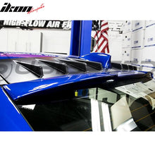 Load image into Gallery viewer, 2017 Subaru WRX V Style Matte Black Roof Spoiler Shark Fin 7Inch ABS