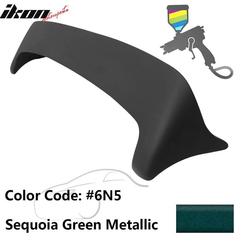 Fits 09-13 Toyota Corolla S LE XLE XRS ABS Rear Roof Spoiler Unblack