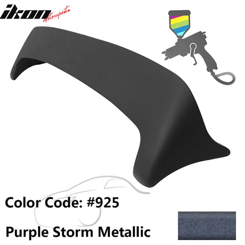 Fits 09-13 Toyota Corolla S LE XLE XRS ABS Rear Roof Spoiler Unblack