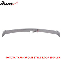Load image into Gallery viewer, 2006-2011 Toyota Yaris XP90 HB5 SP Style Unpainted Roof Spoiler ABS
