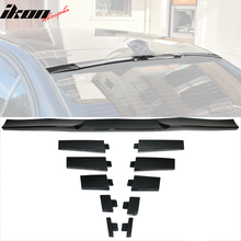 Load image into Gallery viewer, Universal Fitment Carbon Fiber Print Adjustable Rear Roof Spoiler ABS