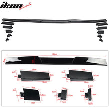 Load image into Gallery viewer, Universal Fitment Gloss Black Adjustable Rear Top Roof Spoiler Lip ABS