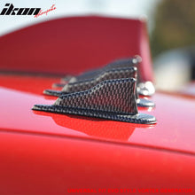 Load image into Gallery viewer, Universal EVO Style Carbon Fiber Print Shark Fin Vortex Generator PP