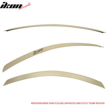 Load image into Gallery viewer, 2008-2014 Benz C-Class W204 AMG Style Unpainted Rear Spoiler Wing ABS