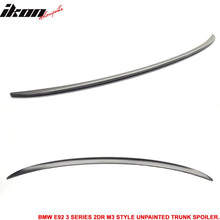 Load image into Gallery viewer, 2007-2013 BMW E92 2Dr M3 Type UnRear Spoiler Wing - ABS