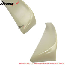 Load image into Gallery viewer, 1995-2001 Benz E-Class W210 E430 4-Door Black Rear Spoiler Wing ABS
