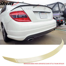 Load image into Gallery viewer, Fits 08-14 Mercedes-Benz W204 C-Class Euro UnRear Spoiler Wing - ABS