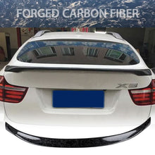 Load image into Gallery viewer, 2008-2014 BMW X6 E71 P Style Forged Carbon Rear Trunk Spoiler Wing