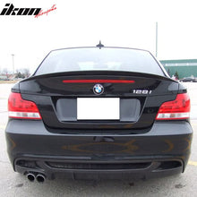 Load image into Gallery viewer, 2007-2011 BMW E82 1 Series P Style Matte Black ABS Rear Spoiler Wing
