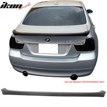 Load image into Gallery viewer, 2006-2011 BMW E90 3 Series Sedan A Style Matte Black Rear Spoiler Wing