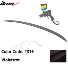 Load image into Gallery viewer, 2006-2011 BMW E90 3-Series M3 Style Painted Trunk Spoiler Wing