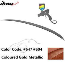Load image into Gallery viewer, 2006-2011 BMW E90 3-Series M3 Style Painted Trunk Spoiler Wing