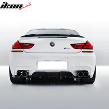 Load image into Gallery viewer, 2012-2019 BMW F13 M6 Coupe V Style Matte Black Rear Spoiler Wing