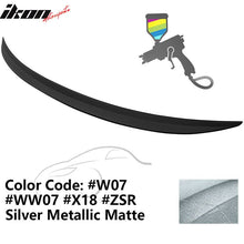 Load image into Gallery viewer, 2019-2024 BMW G20 3 Series W07 Silver Metallic Matte Trunk Spoiler ABS